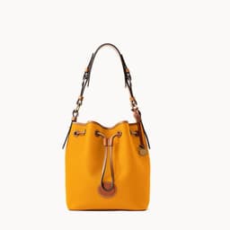 image-Vintage Pebble Lychee Particle Shoulder Handbag