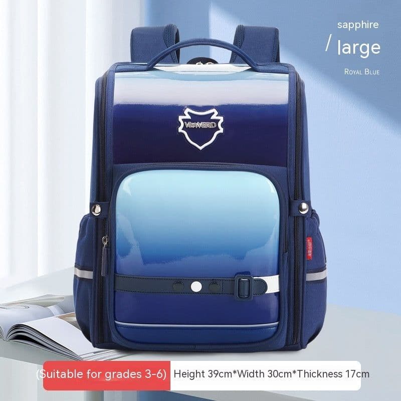 image-British Wear-resistant Oxford Cloth Waterproof Space Schoolbag