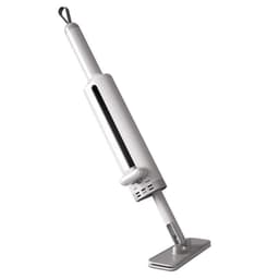 image-Rotatable Self-Squeeze Mini Mop With Crevice Brush Hand Wash-Free Flat Squeeze Mop With 2 Reusable Microfiber Pads, Microfiber Mop For Wet Dry Use Self Wringing Flat Mop For Floor Cleaning