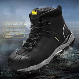image-Labor Protection Shoes Men's Steel Toe Cap Anti-smashing
