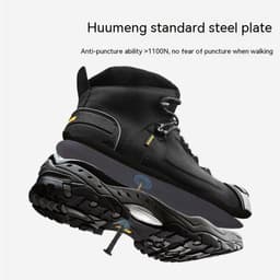 image-Labor Protection Shoes Men's Steel Toe Cap Anti-smashing