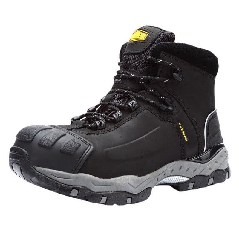 image-Labor Protection Shoes Men's Steel Toe Cap Anti-smashing
