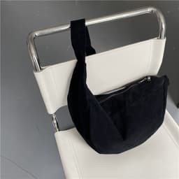 image-Retro Hong Kong Style Crossbody Tote Bag Large Capacity