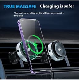 image-Intelligent Mobile Phone Holder Double-Sided Car Mount Magnetic Universal Adsorption Bracket Vacuum Adsorption Stable For Phone