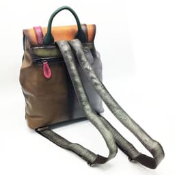 image-Casual First Layer Cowhide Retro Hand-rub Color Women's Bag