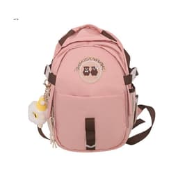 image-Junior High School Student Bear Schoolbag Good-looking Korean Female Travel Backpack