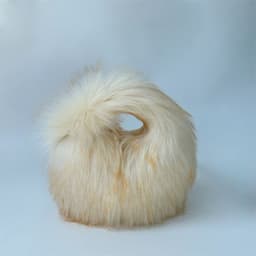 image-Artificial Raccoon Fur Ball Bag Plush Unique Punk Style Y2g