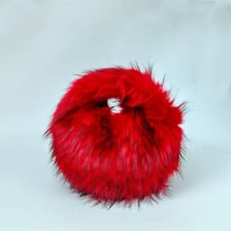 image-Artificial Raccoon Fur Ball Bag Plush Unique Punk Style Y2g