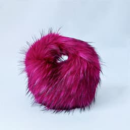 image-Artificial Raccoon Fur Ball Bag Plush Unique Punk Style Y2g