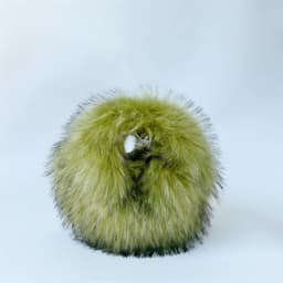 image-Artificial Raccoon Fur Ball Bag Plush Unique Punk Style Y2g
