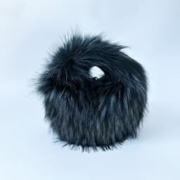 image-Artificial Raccoon Fur Ball Bag Plush Unique Punk Style Y2g