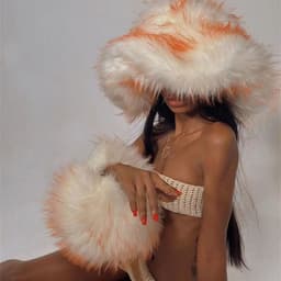 image-Artificial Raccoon Fur Ball Bag Plush Unique Punk Style Y2g