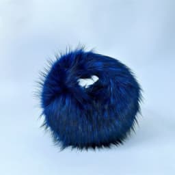 image-Artificial Raccoon Fur Ball Bag Plush Unique Punk Style Y2g