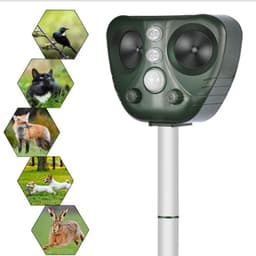 image-Factory Direct Sales New Outdoor Solar Ultrasonic Mouse Expeller Drive Dog Drive Cat Solar-powered Animal Repeller