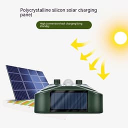 image-Factory Direct Sales New Outdoor Solar Ultrasonic Mouse Expeller Drive Dog Drive Cat Solar-powered Animal Repeller