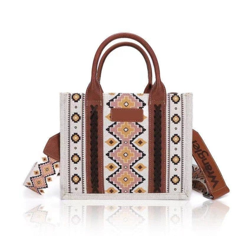 image-Women's Shoulder Messenger Bag Hand-woven