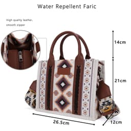 image-Women's Shoulder Messenger Bag Hand-woven