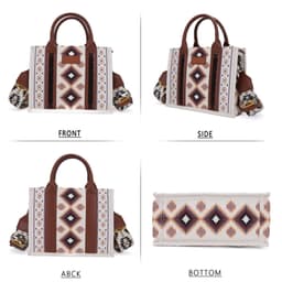 image-Women's Shoulder Messenger Bag Hand-woven