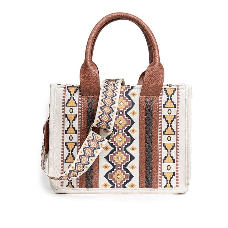 image-Women's Shoulder Messenger Bag Hand-woven