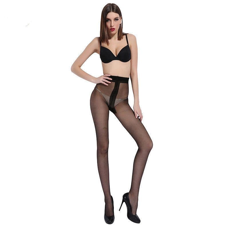 image-Women's Nylon Thin Romper Tear-resistant Nylon Wheel Sexy Tight Stockings