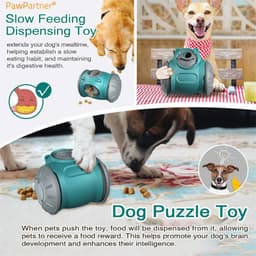 image-Dog Tumbler Toys Increases Pet IQ Interactive Slow Feeder For Small Medium Dogs Cat Training Balance Car Feeder Pet Toy Pet Products