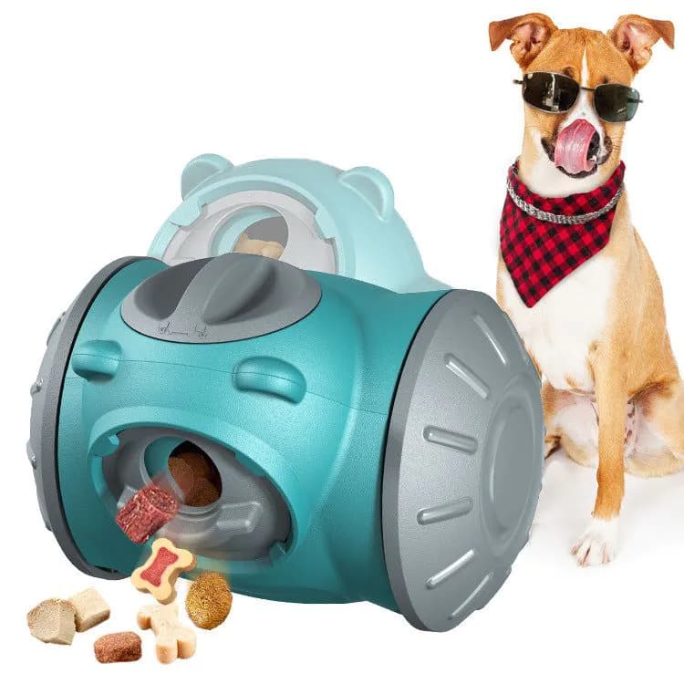 image-Dog Tumbler Toys Increases Pet IQ Interactive Slow Feeder For Small Medium Dogs Cat Training Balance Car Feeder Pet Toy Pet Products