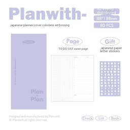 image-Embossed Simple Visual Daily Meter Book