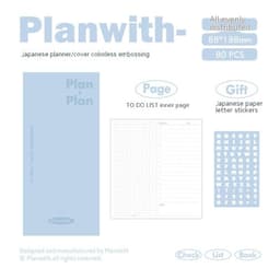 image-Embossed Simple Visual Daily Meter Book