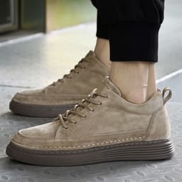 image-Plus Size Fleece-lined Inner Height Increasing Board Shoes Male