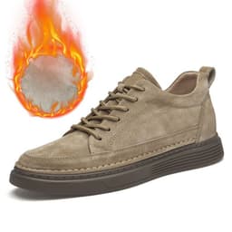 image-Plus Size Fleece-lined Inner Height Increasing Board Shoes Male