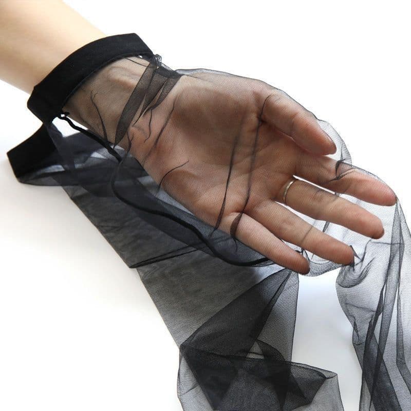 image-Summer Supernatural Invisible Stockings Women's Thin Transparent Black Seamless One Line Crotch