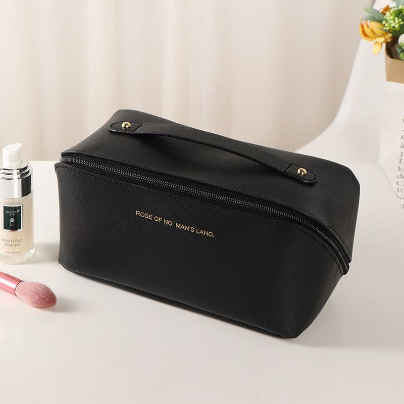 image-Korean Style Simple Pillow Bag Storage Cosmetic Bag Convenient Large Capacity Ins Style Sweet Shu Wash Bag In Stock Batch