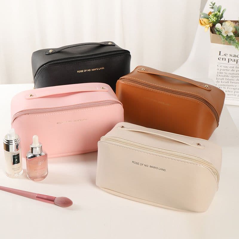 image-Korean Style Simple Pillow Bag Storage Cosmetic Bag Convenient Large Capacity Ins Style Sweet Shu Wash Bag In Stock Batch