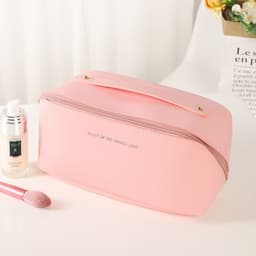 image-Korean Style Simple Pillow Bag Storage Cosmetic Bag Convenient Large Capacity Ins Style Sweet Shu Wash Bag In Stock Batch