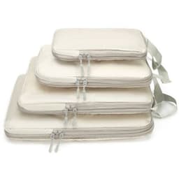 image-Travel Can Be Compression Storage Bag Suit With Shoe Bag Mesh Visual Luggage Organizing