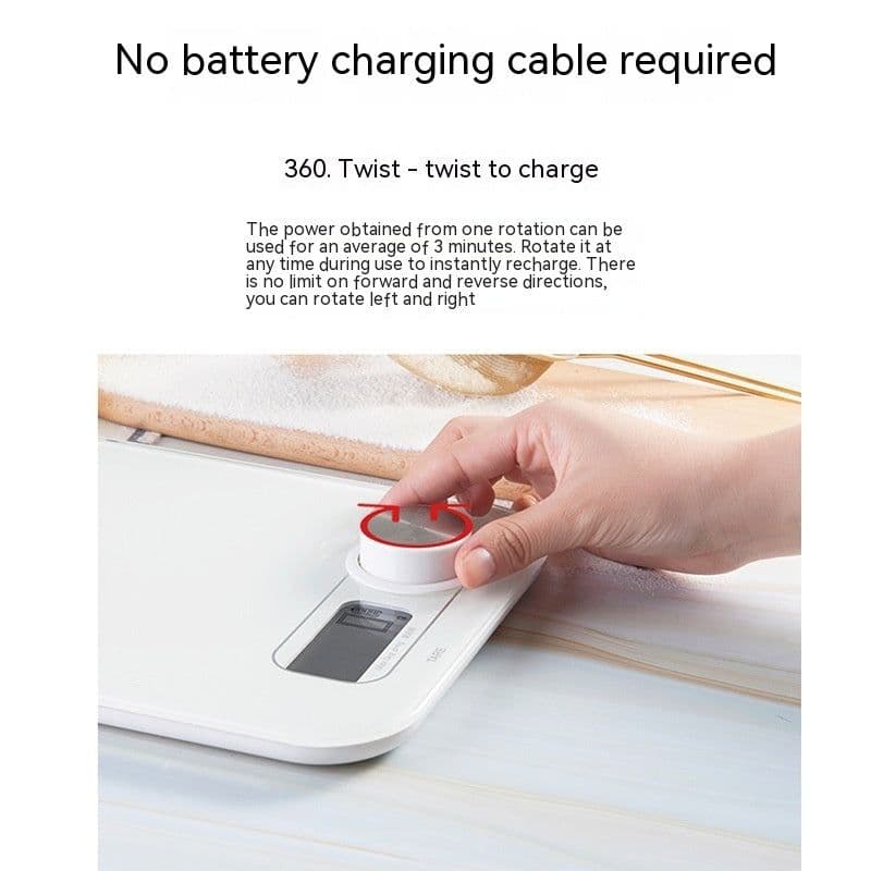 image-Household Kitchen Quasi Weight Self Generating Electronic Scale