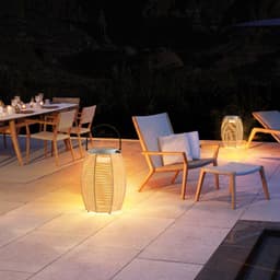 image-Outdoor Lamp Waterproof Courtyard Villa Garden Lamp Modern Minimalist Terrace Solar Woven Lamp