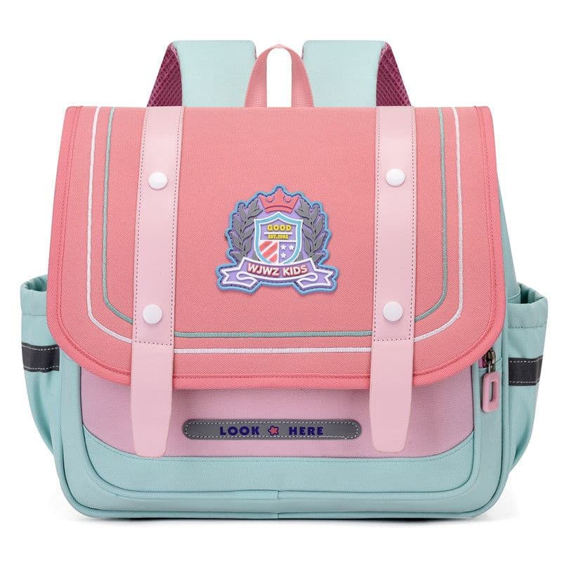 image-Elementary School Student Schoolbag British Style Boys And Girls Burden Reduction Children Backpack