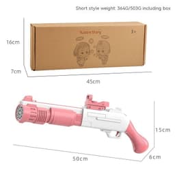 image-Electric Bubble Gun Children's Automatic Bubble Gatling Outdoor Toy Stall