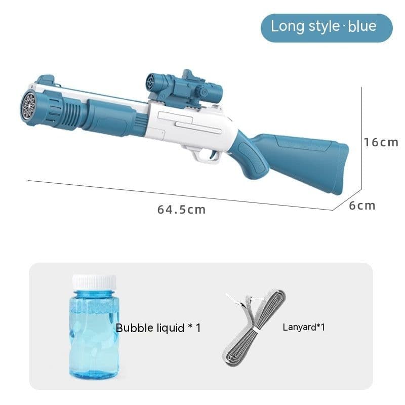 image-Electric Bubble Gun Children's Automatic Bubble Gatling Outdoor Toy Stall