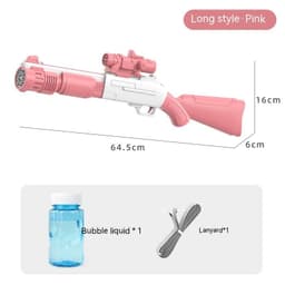image-Electric Bubble Gun Children's Automatic Bubble Gatling Outdoor Toy Stall