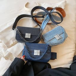image-New Western Style All-matching Wide Shoulder Strap Crossbody Super Hot Small Square Bag