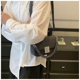 image-New Western Style All-matching Wide Shoulder Strap Crossbody Super Hot Small Square Bag