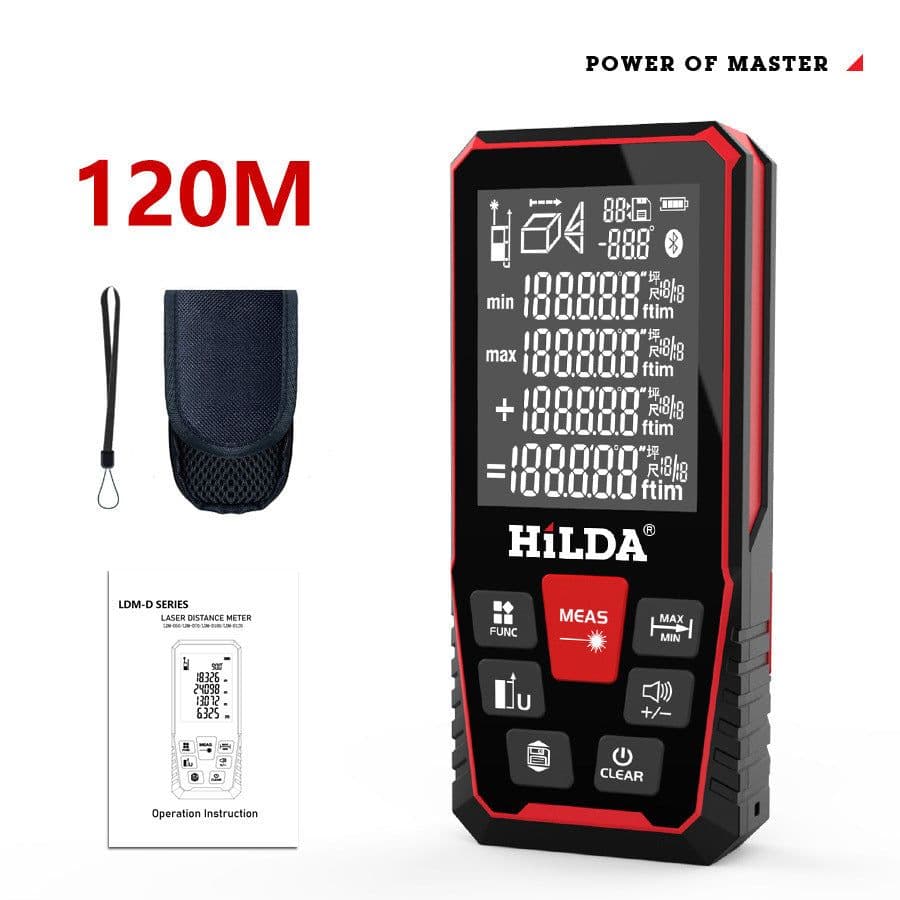 image-Laser Rangefinder 120 M 100 M Measuring Room Building Rangefinder Laser Rangefinder No Rangefinder