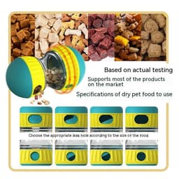 image-Food Dispensing Dog Toy Tumbler Leaky Food Ball Puzzle Toys Interactive Slowly Feeding Protect Stomach Increase Intelligence Pets Toy Pet Products