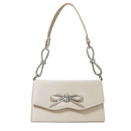 image-Shiny Bow Rhinestone Women Bag High-grade French Style