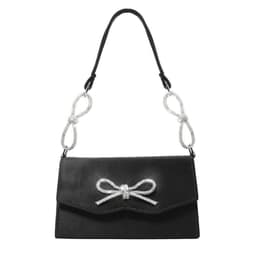 image-Shiny Bow Rhinestone Women Bag High-grade French Style