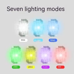 image-Waterproof Remote Control Motorcycle Flashing Lights UAV Outdoor Lighting Lamp