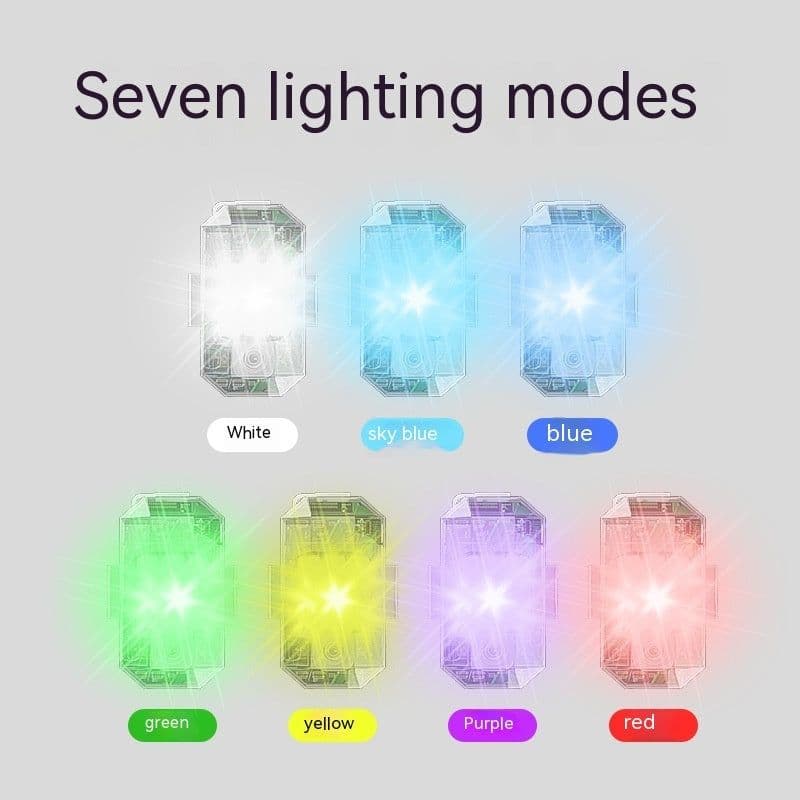 image-Waterproof Remote Control Motorcycle Flashing Lights UAV Outdoor Lighting Lamp