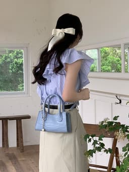 image-New Minority Fashion Square Solid Color Casual Shoulder Messenger Bag For Women
